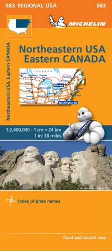 Northeastern USA, Eastern Canada - Michelin Regional Map 583 de Michelin