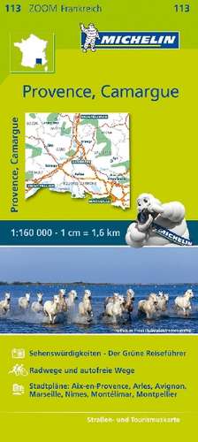 Michelin Zoomkarte Provence - Camargue 1 : 160 000 de Michelin