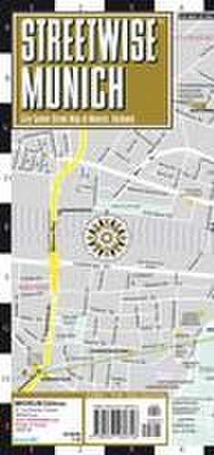 Streetwise Munich Map - Laminated City Center Street Map of Munich, Germany de Michelin