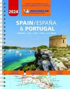 Michelin Straßenatlas Spanien & Portugal mit Spiralbindung de Michelin