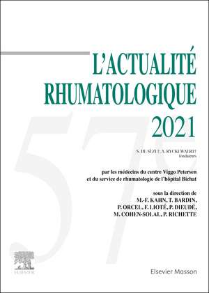 L'actualité rhumatologique 2021 de Marcel-Francis Kahn