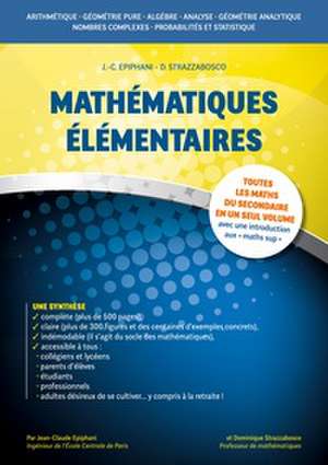 Mathématiques élémentaires de Jean-Claude Epiphani