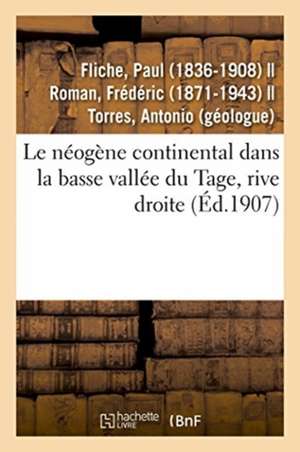 Le néogène continental dans la basse vallée du Tage, rive droite de Paul Fliche