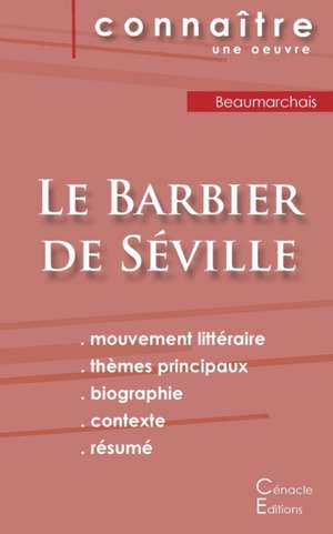 Fiche de lecture Le Barbier de Séville de Beaumarchais (Analyse littéraire de référence et résumé complet) de Beaumarchais