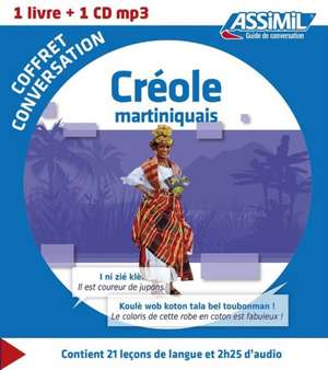 Coffret de Conversation Creole Martiniquais de Manuella Antoine