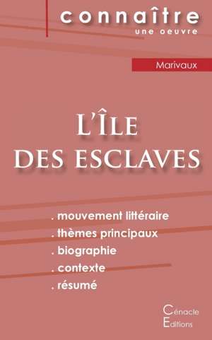 Fiche de lecture L'Île des esclaves de Marivaux (Analyse littéraire de référence et résumé complet) de Marivaux