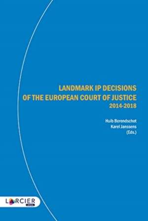 LANDMARK IP DECISIONS EUROPEAN COURT JPB