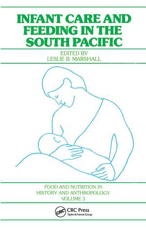 Infant Care and Feeding in the South Pacific de Leslie B. Marshall