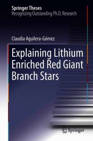 Explaining Lithium Enriched Red Giant Branch Stars de Claudia Aguilera-Gómez