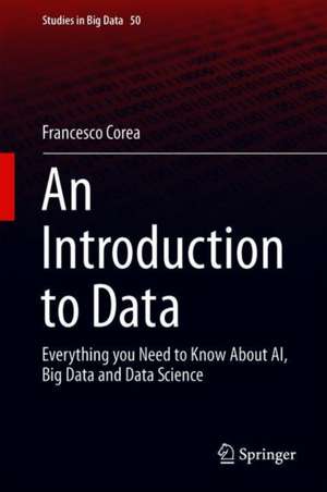 An Introduction to Data: Everything You Need to Know About AI, Big Data and Data Science de Francesco Corea