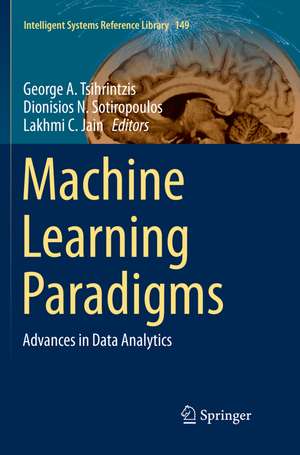 Machine Learning Paradigms: Advances in Data Analytics de George A. Tsihrintzis