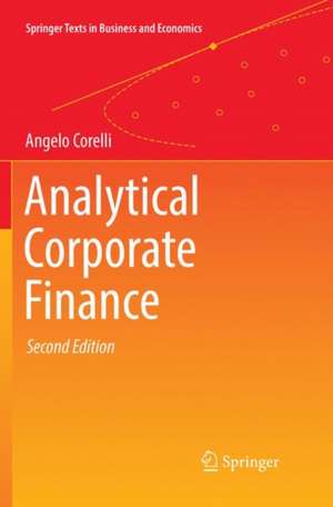 Analytical Corporate Finance de Angelo Corelli