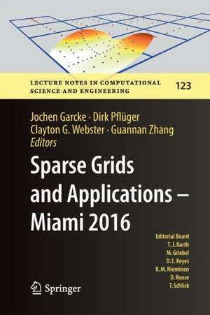 Sparse Grids and Applications - Miami 2016 de Jochen Garcke