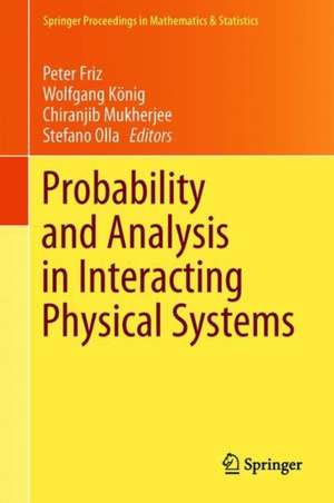 Probability and Analysis in Interacting Physical Systems: In Honor of S.R.S. Varadhan, Berlin, August, 2016 de Peter Friz