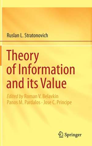 Theory of Information and its Value de Ruslan L. Stratonovich