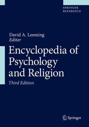 Encyclopedia of Psychology and Religion de David A. Leeming