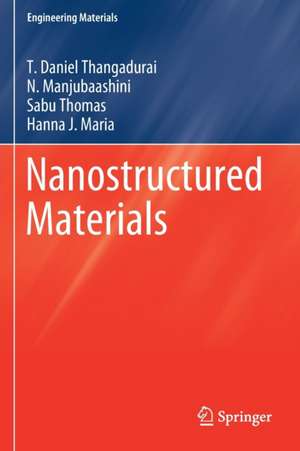 Nanostructured Materials de T. Daniel Thangadurai