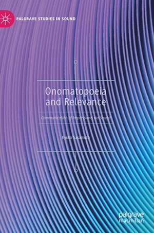 Onomatopoeia and Relevance: Communication of Impressions via Sound de Ryoko Sasamoto