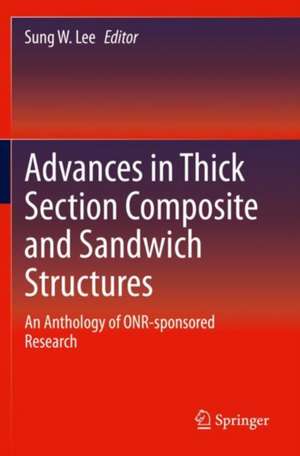 Advances in Thick Section Composite and Sandwich Structures: An Anthology of ONR-sponsored Research de Sung W. Lee