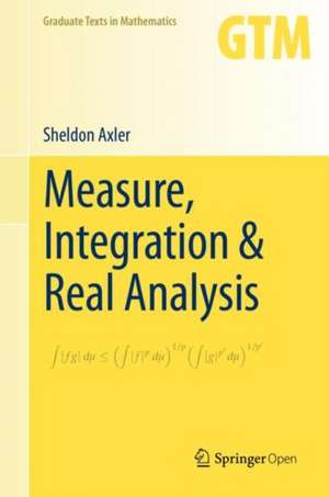 Measure, Integration & Real Analysis Analiza