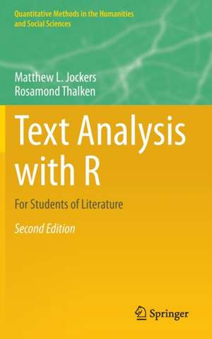 Text Analysis with R: For Students of Literature de Matthew L. Jockers