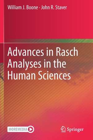 Advances in Rasch Analyses in the Human Sciences de William J. Boone