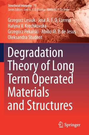 Degradation Theory of Long Term Operated Materials and Structures de Grzegorz Lesiuk