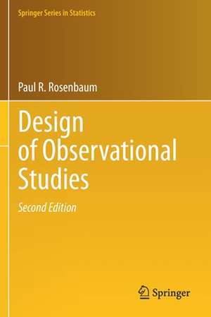 Design of Observational Studies de Paul R. Rosenbaum