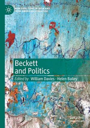 Beckett and Politics de William Davies