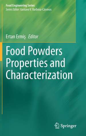 Food Powders Properties and Characterization de Ertan Ermiş