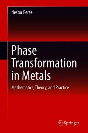 Phase Transformation in Metals: Mathematics, Theory and Practice de Nestor Perez