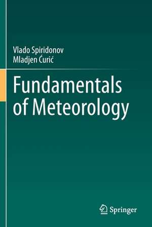 Fundamentals of Meteorology de Vlado Spiridonov