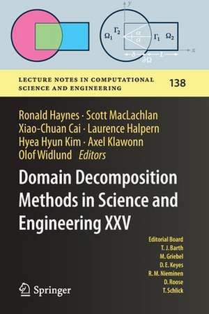 Domain Decomposition Methods in Science and Engineering XXV de Ronald Haynes