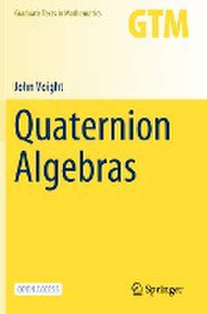 Quaternion Algebras de John Voight