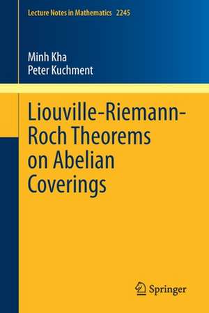 Liouville-Riemann-Roch Theorems on Abelian Coverings de Minh Kha