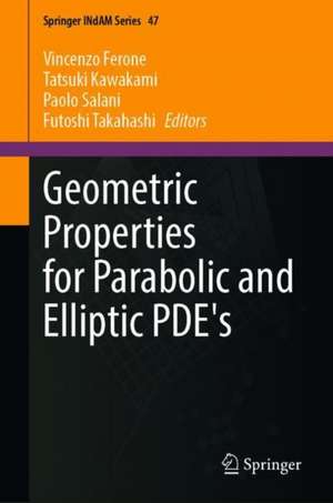 Geometric Properties for Parabolic and Elliptic PDE's de Vincenzo Ferone