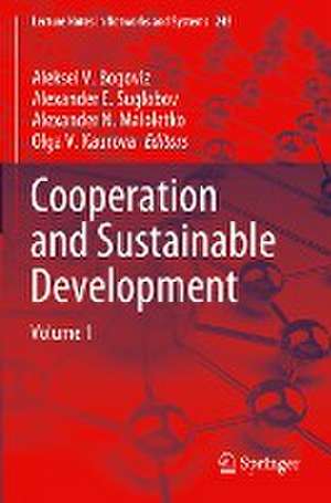 Сooperation and Sustainable Development de Aleksei V. Bogoviz