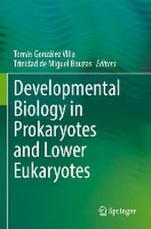 Developmental Biology in Prokaryotes and Lower Eukaryotes de Tomás González Villa