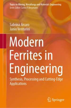 Modern Ferrites in Engineering: Synthesis, Processing and Cutting-Edge Applications de Sabrina Arcaro