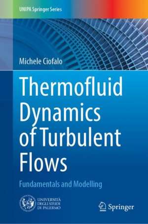 Thermofluid Dynamics of Turbulent Flows: Fundamentals and Modelling de Michele Ciofalo