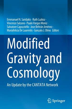 Modified Gravity and Cosmology: An Update by the CANTATA Network de Emmanuel N. Saridakis