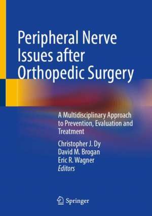 Peripheral Nerve Issues after Orthopedic Surgery: A Multidisciplinary Approach to Prevention, Evaluation and Treatment de Christopher J. Dy