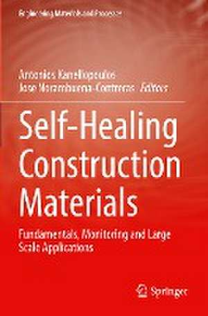 Self-Healing Construction Materials: Fundamentals, Monitoring and Large Scale Applications de Antonios Kanellopoulos