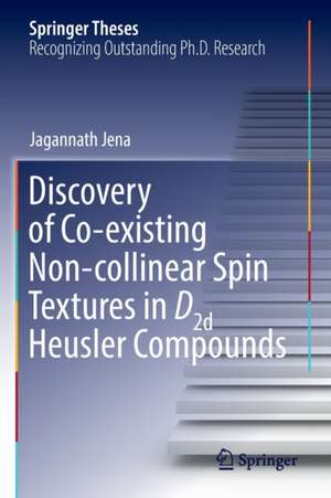 Discovery of Co-existing Non-collinear Spin Textures in D2d Heusler Compounds de Jagannath Jena