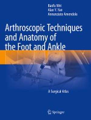 Arthroscopic Techniques and Anatomy of the Foot and Ankle: A Surgical Atlas de Baofu Wei