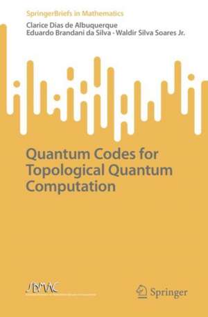 Quantum Codes for Topological Quantum Computation de Clarice Dias de Albuquerque