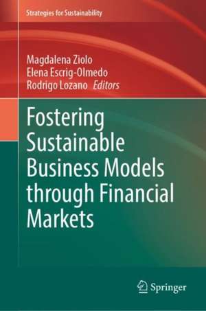 Fostering Sustainable Business Models through Financial Markets de Magdalena Ziolo