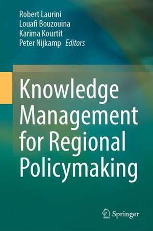 Knowledge Management for Regional Policymaking de Robert Laurini