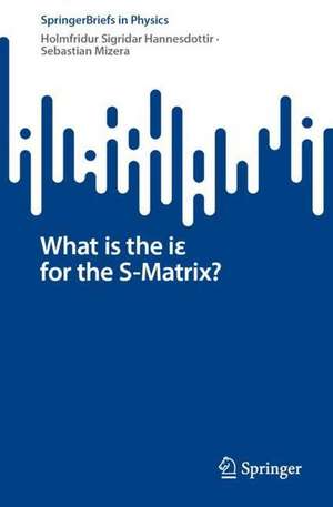 What is the iε for the S-matrix? de Holmfridur Sigridar Hannesdottir