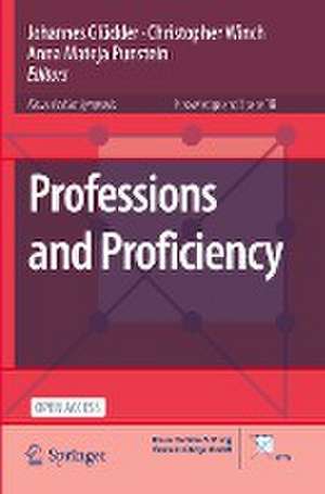 Professions and Proficiency de Johannes Glückler